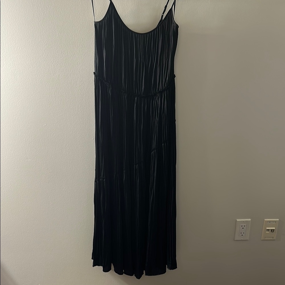 Vince Silk Black Maxi Dress
